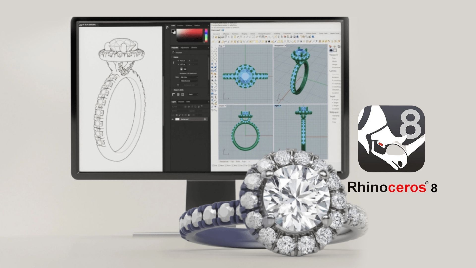 Kuyumcular için Rhino 8 Takı Tasarım Eğitimi Çok yakında!!!!