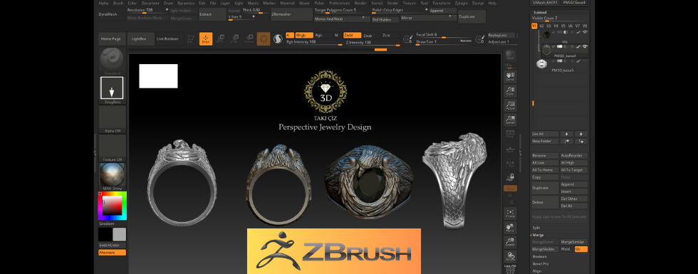ZBrush Temel Seviye Eğitim Seti